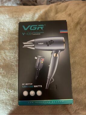 VGR V-439 Professional Hair Dryer - Gray
